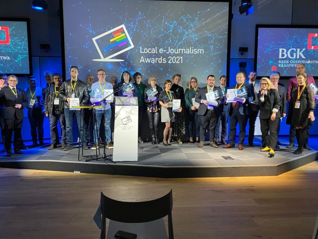 Laureaci w konkursie Local e-Journalism Awards 2021